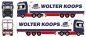 Preview: Tekno 82913 - Scania Next Gen Highline 6x2 + 3 Achs Schmitz-Kühlauflieger - Wolter Koops