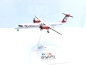 Mobile Preview: Herpa 571975 - Austrian Airlines Bombardier Q400 (new colors) – OE-LGN “Gmunden”