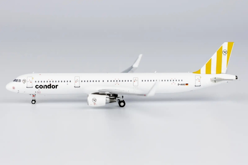 NG Models 13079 - Airbus A321-200/w Condor "Sunshine" Yellow Stripes Livery D-AIAS - 1/400