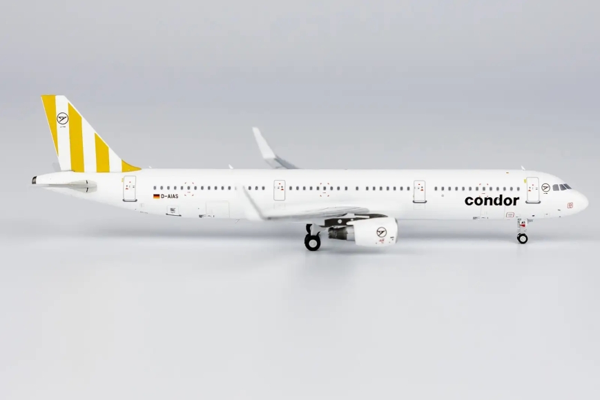 NG Models 13079 - Airbus A321-200/w Condor "Sunshine" Yellow Stripes Livery D-AIAS - 1/400