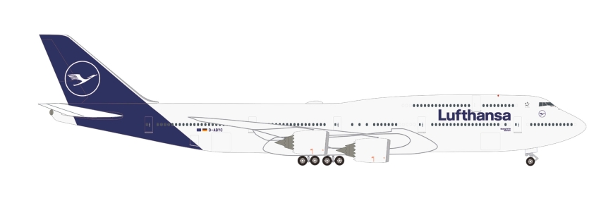 Herpa 531283-001 - Lufthansa Boeing 747-8 Intercontinental – D-ABYC “Sachsen” - 1:500