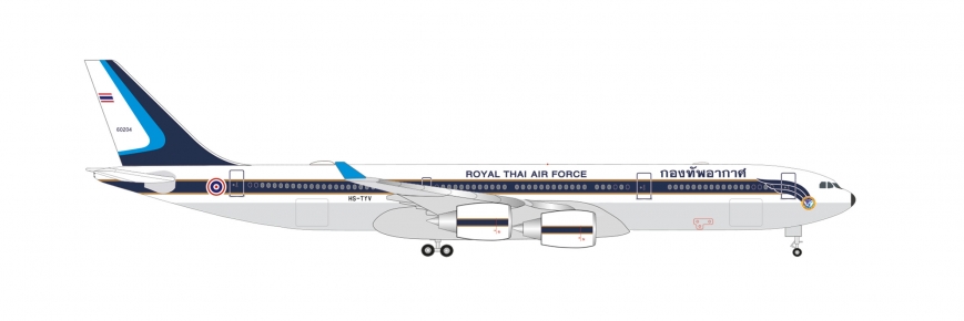 Herpa 535953 - Royal Thai Air Force Airbus A340-500 – HS-TYV