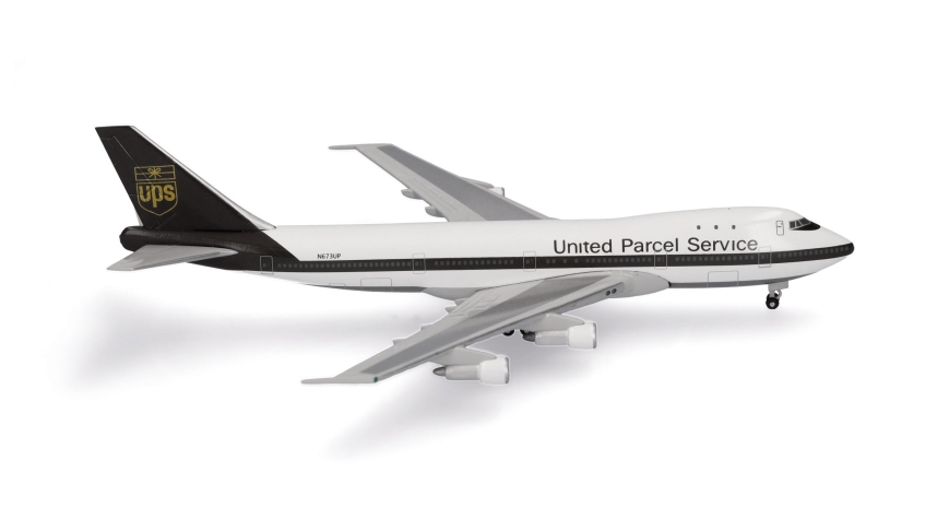 Herpa 537063 - UPS Airlines Boeing 747-100F – N673UP - 1:500
