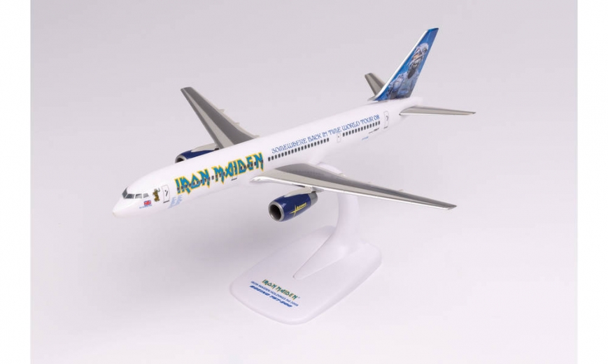 Herpa 613255 - Iron Maiden (Astraeus) Boeing 757-200 “Ed Force One” - Somewhere Back in Time World Tour 2008 – G-OJIB