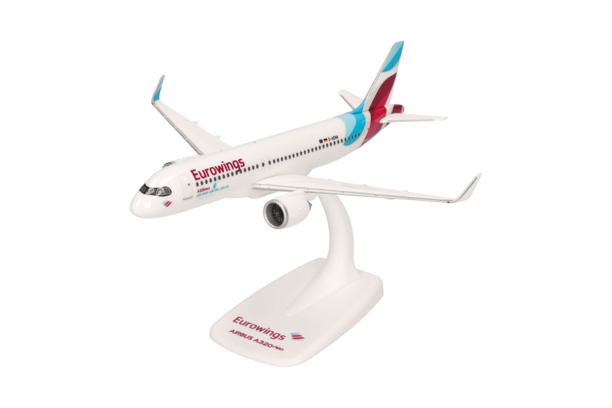 Herpa 613910 - Eurowings Airbus A320neo - D-AENA - Snap-Fit - 1:200