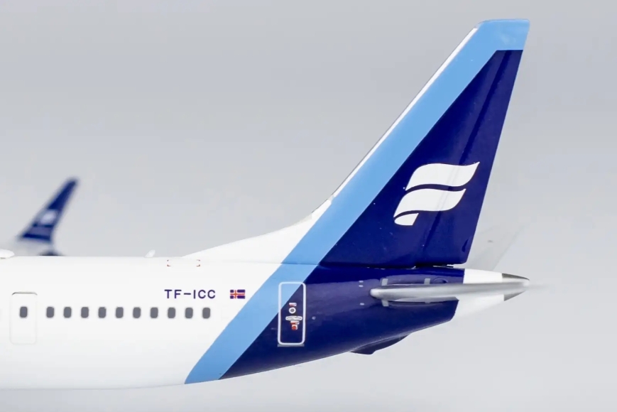 NG Models 89007 - Boeing 737-MAX9 Icelandair "Sky Blue" tail; named "Kirkjufell" TF-ICC - 1/400