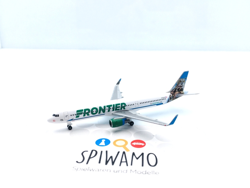 Herpa 535830 - Frontier Airlines Airbus A321 – N701FR “Otto the Owl”