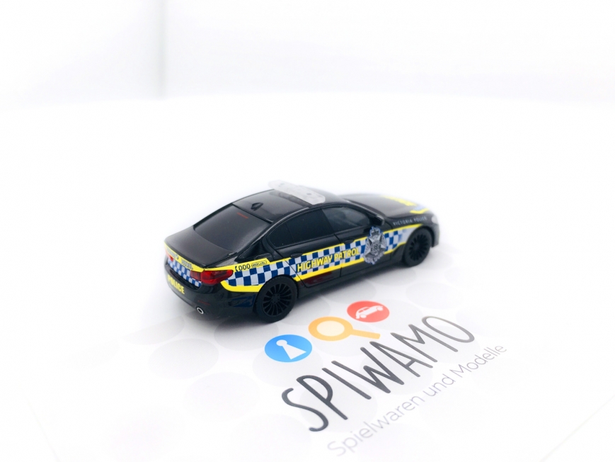 Herpa 096089 - BMW 5er Limousine „Victorian Highway Police“, schwarz