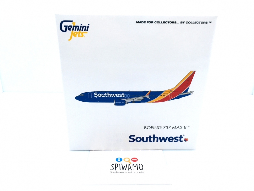 Gemini Jets GJSWA2017 - Boeing 737 MAX 8 Southwest Airlines N8730Q - 1/400