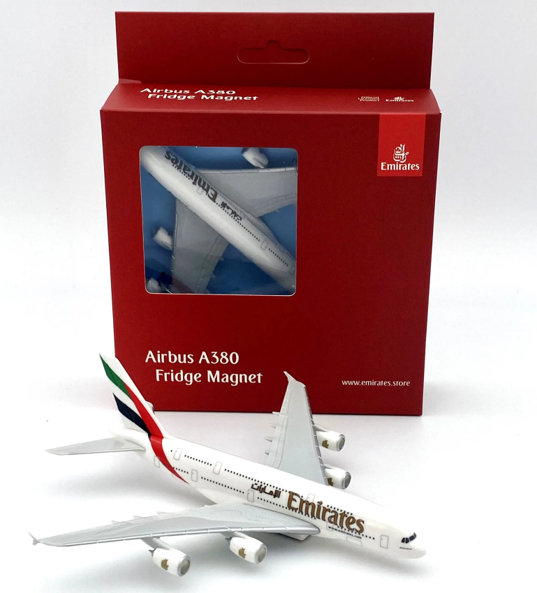PPC - MAG0010 - Kühlschrank-Magnet Airbus A380 Emirates