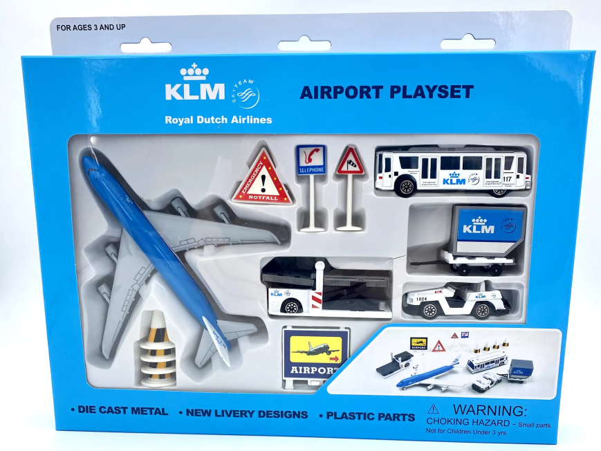 PPC - PPCKLM001 - Airport Play Set - KLM Royal Dutch Airlines