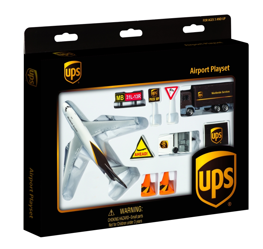 Limox Toys RT4341 - Airport Play Set United Parcel Service (UPS)