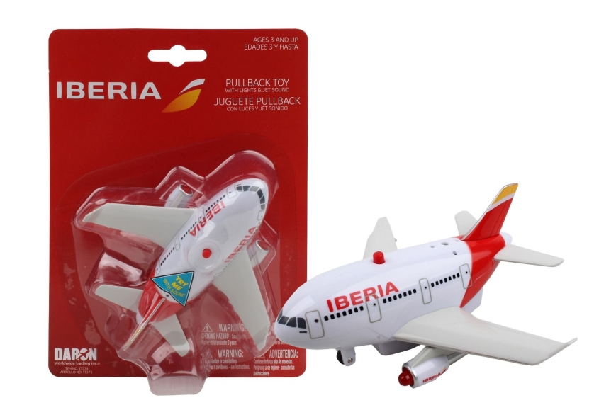 Limox Toys TT375 - Iberia Pullback Plane mit Licht & Sound