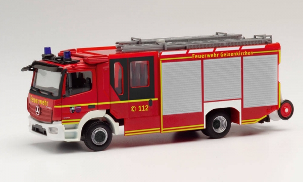 Herpa 095587 - Mercedes-Benz Atego 13 Ziegler Z-Cab Feuerwehr Gelsenkirchen