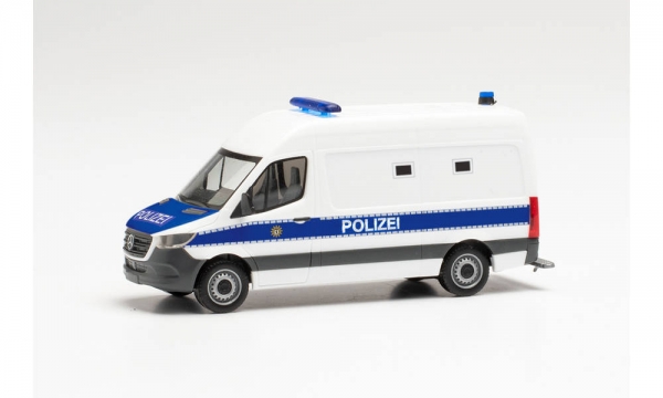 Herpa 096492 - Mercedes-Benz Sprinter ’18 Kasten „Gefangenentransporter Polizei Berlin“