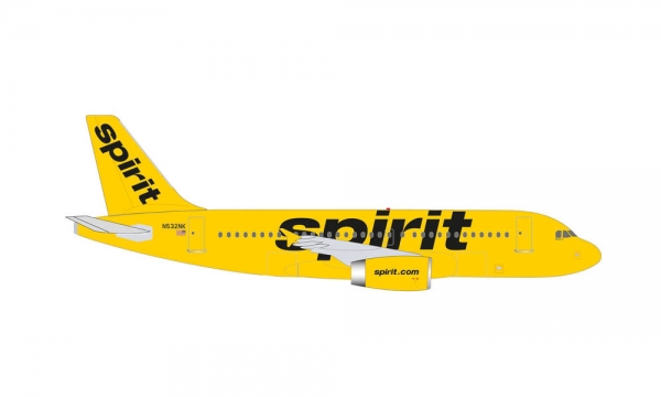 Herpa 535809 - Spirit Airlines Airbus A319 – N532NK