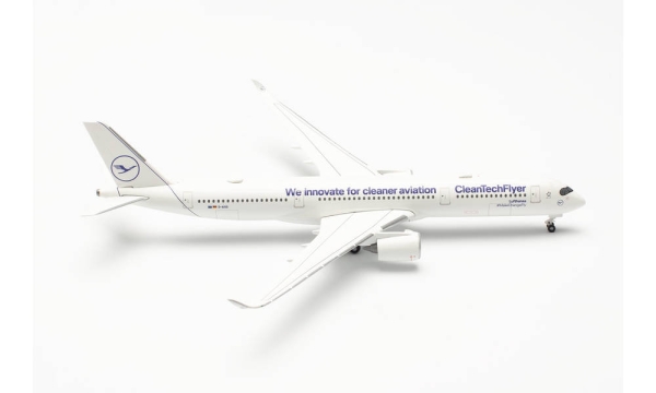 Herpa 536653 - Lufthansa Airbus A350-900 “CleanTechFlyer” – D-AIVD - 1:500