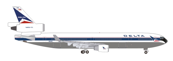 Herpa 537070 - Delta Air Lines McDonnell Douglas MD-11 – N806DE - 1:500