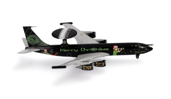 Herpa 537209 - Christmas 2023 Boeing E-3D Sentry – "Dancer" - 1:500