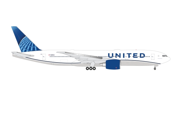 Herpa 537353 - United Airlines Boeing 777-200 - N69020 - 1:500