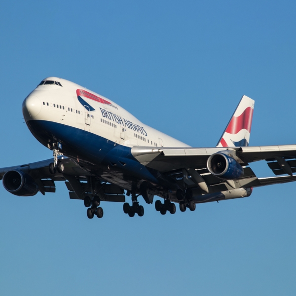 Aviationtag - British Airways Boeing 747 – G-CIVE - Weiß
