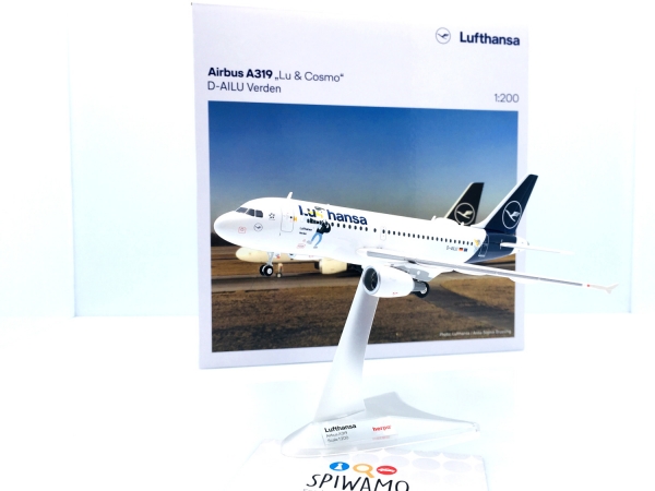 Herpa 570985 - Lufthansa Airbus A319 „Lu“ – D-AILU „Verden“ - 1:200