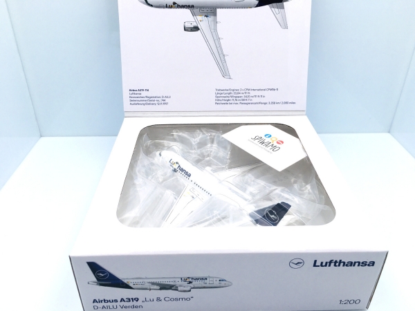 Herpa 570985 - Lufthansa Airbus A319 „Lu“ – D-AILU „Verden“ - 1:200