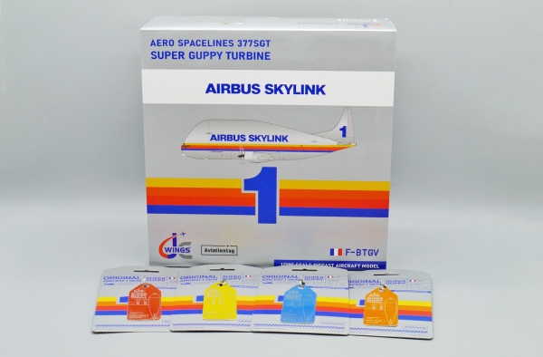 JC Wings LH2298 - Aero-Spacelines 377SGT Super Guppy Airbus Industrie "Limited Edition Aviationtag" F-BTGV - 1/200