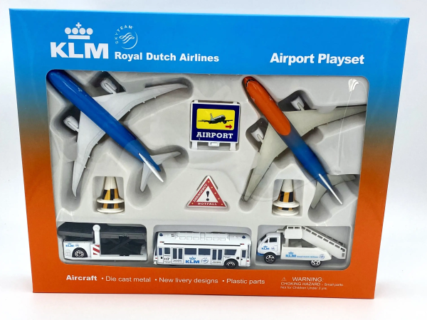 PPC - PPCKLM002 - Airport Play Set - KLM Royal Dutch Airlines - "Orange Pride"