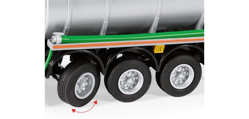 Preview: Wiking 077654 - Kotte Tanksattelauflieger garant TSA 30.000 - schwarz - 1:32