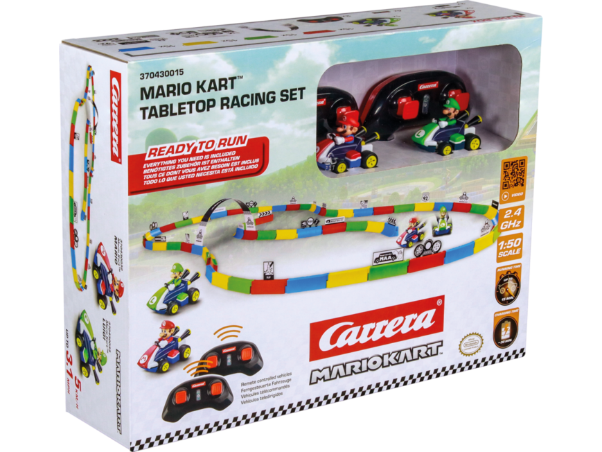 Preview: Carrera - 2,4GHz Mario Kart(TM) Tabletop Racing Set - Mario Carrera RC