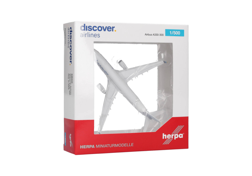 Herpa 538343 - Discover Airlines Airbus A330-300 - D-AIKK - 1:500