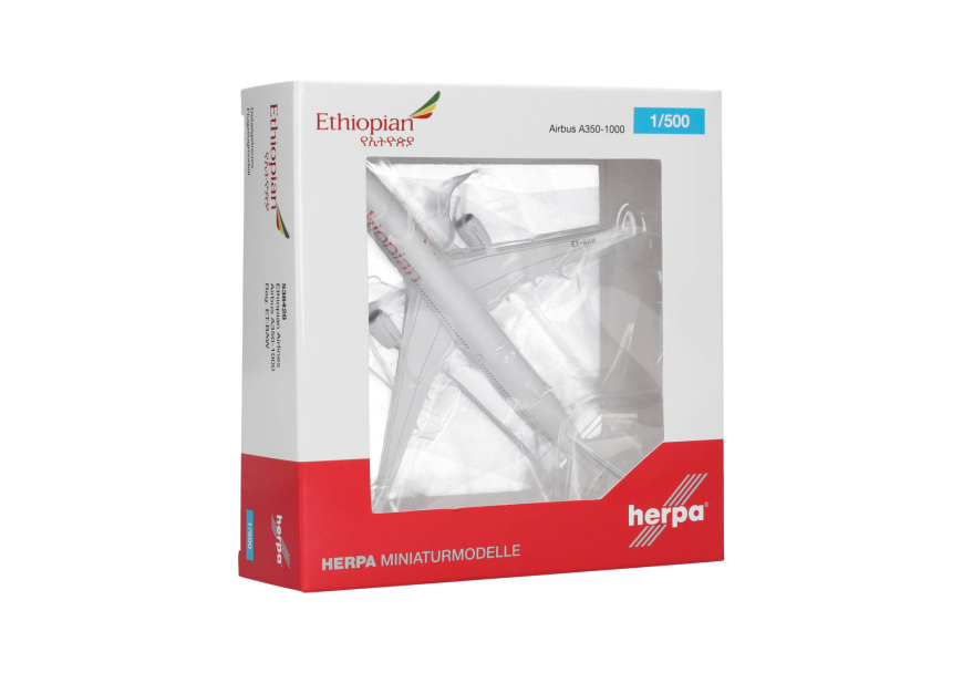 Herpa 538428 - Ethiopian Airlines Airbus A350-1000 - ET-BAW - 1:500