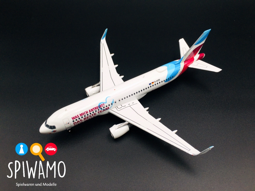 Herpa 571838 - Eurowings Airbus A320 “Teamflieger” - D-AIZS