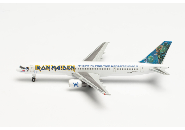 Herpa 535267 - Iron Maiden (Astraeus) Boeing 757-200 “Ed Force One” - The Final Frontier World Tour 2011 – G-STRX
