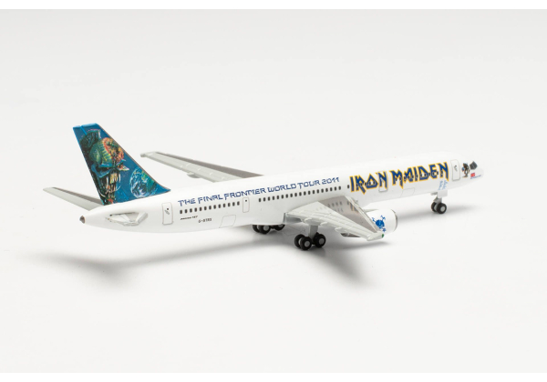 Herpa 535267 - Iron Maiden (Astraeus) Boeing 757-200 “Ed Force One” - The Final Frontier World Tour 2011 – G-STRX