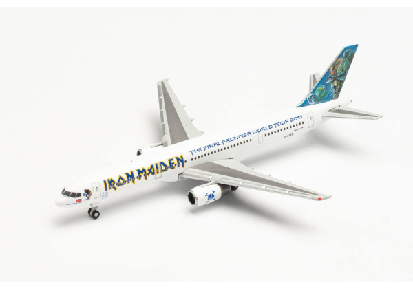 Herpa 535267 - Iron Maiden (Astraeus) Boeing 757-200 “Ed Force One” - The Final Frontier World Tour 2011 – G-STRX