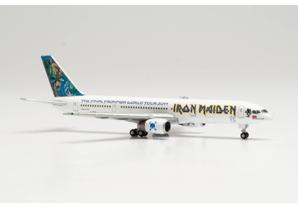 Herpa 535267 - Iron Maiden (Astraeus) Boeing 757-200 “Ed Force One” - The Final Frontier World Tour 2011 – G-STRX