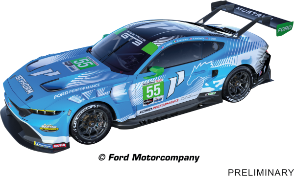 Carrera Hybrid 50051020 - Ford Mustang GT3 "Champion Spirit, No.55"
