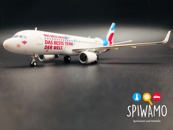 Herpa 571838 - Eurowings Airbus A320 “Teamflieger” - D-AIZS