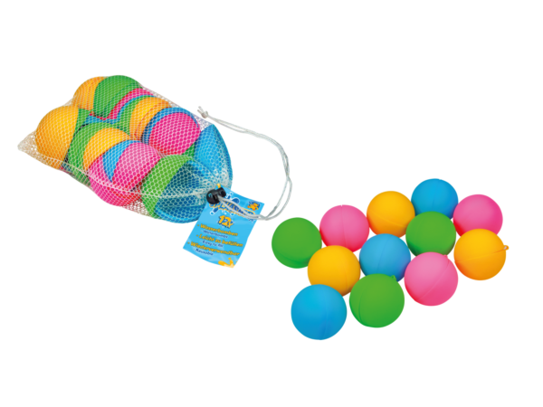 Pustefix 46010112 - Water Splasher 12er Pack Wieder auffüllbare Wasserbomben